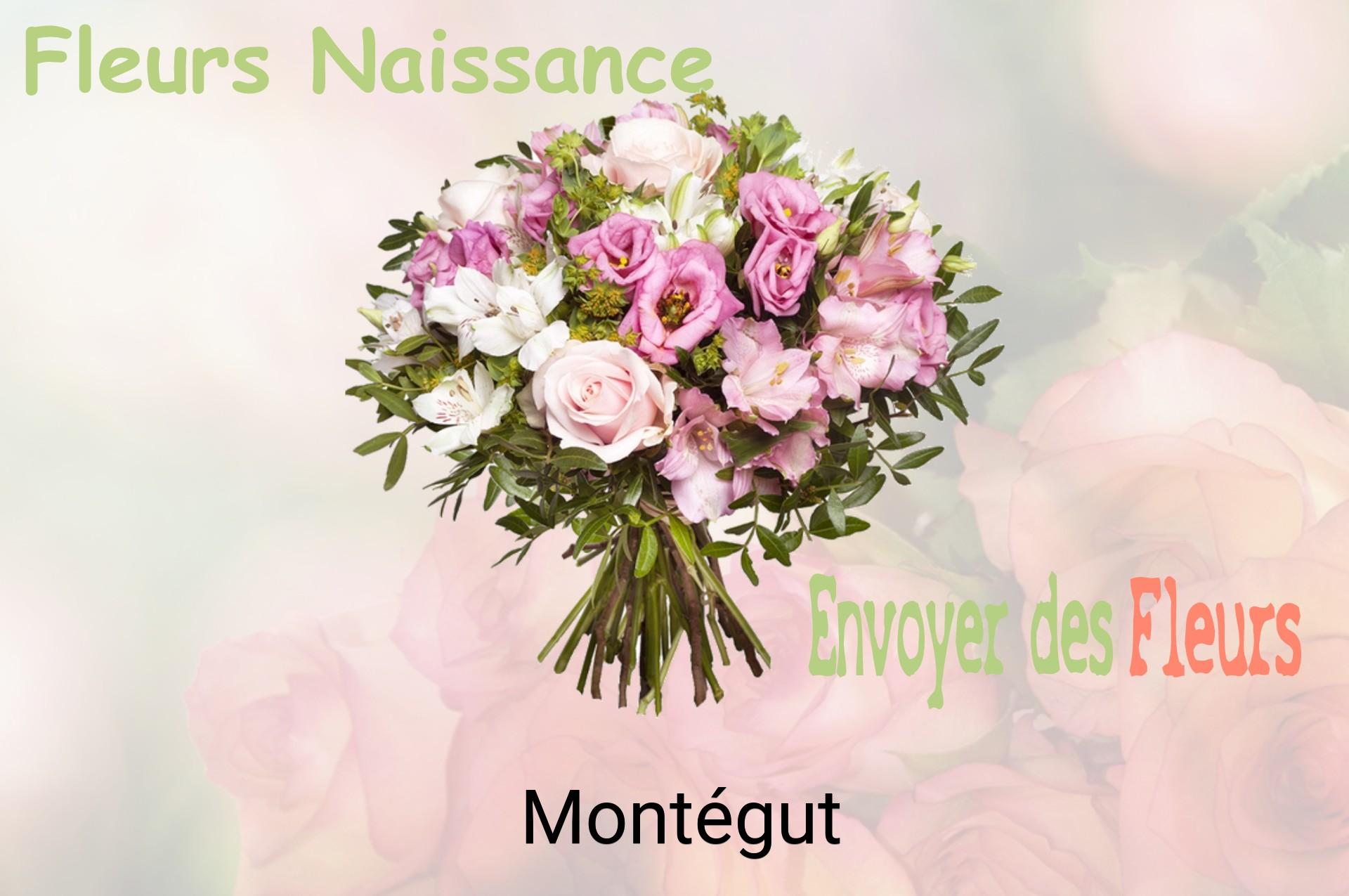 Bouquet de fleurs de naissance livré à Montégut